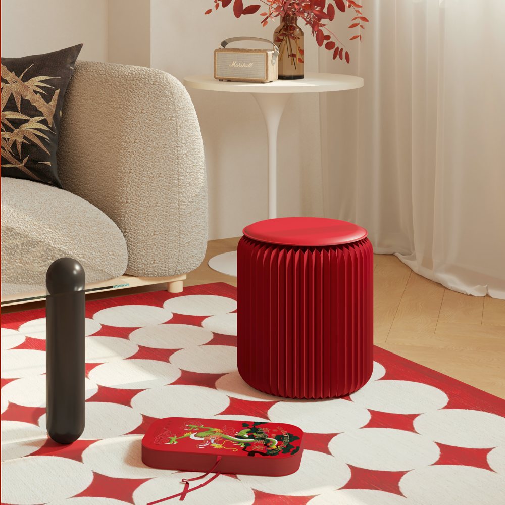 【2036龍重推出】紙氣東來 萬事興龍|招財龍年凳