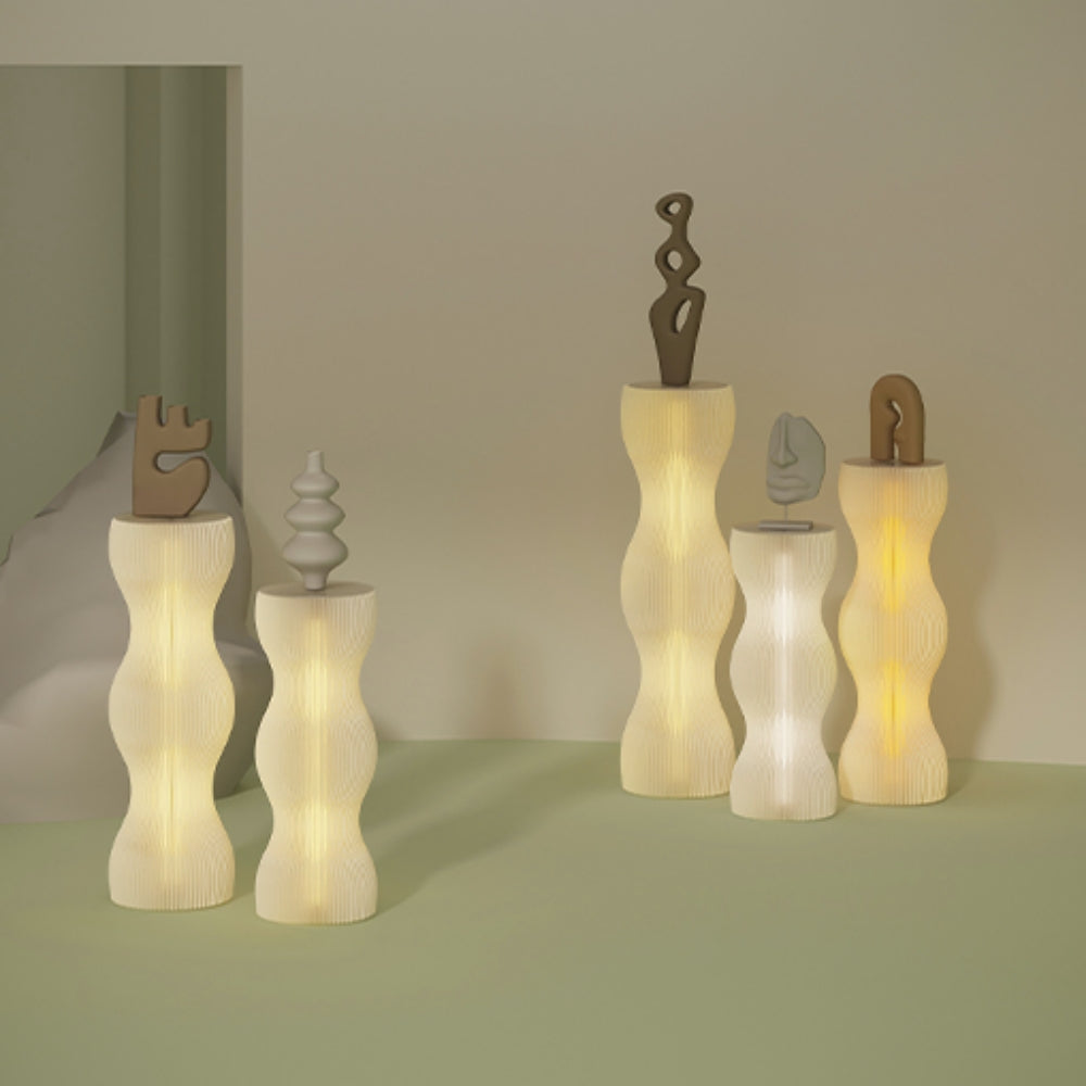 發光波浪展架|十八紙