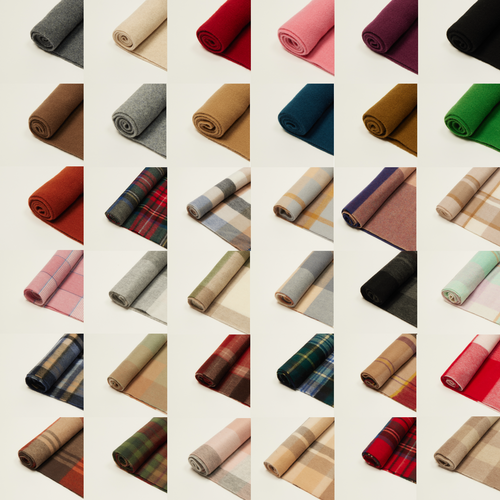 純羊毛織物｜圍巾\披巾